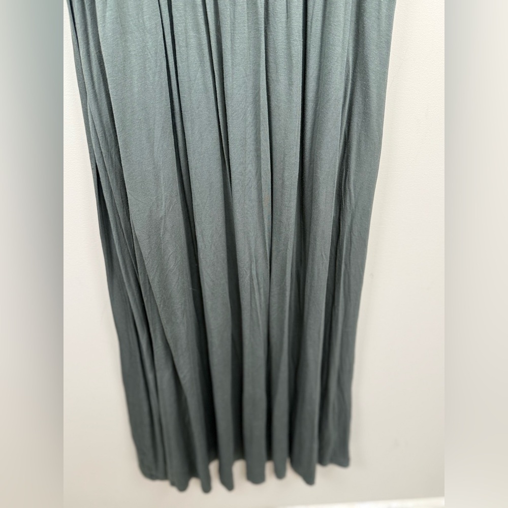 ARITZIA WILFRED green midi dress Elegant Gray Sleeveless Dress assonance small - Picture 4 of 14
